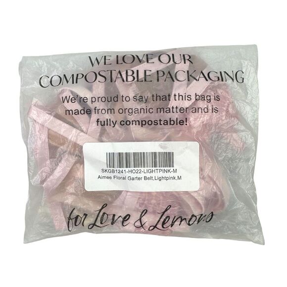 For Love & Lemons Aimee Floral Garter Belt - Size Medium - Picture 7 of 8